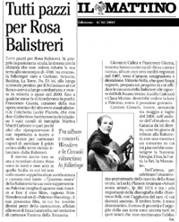 Il Mattino 6 Dicembre 2007